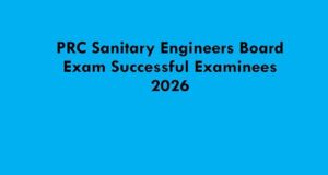 Read more about the article PRC Sanitary Engineers Board Exam Successful Examinees 2026