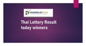 Read more about the article Thai Lottery Result today winners GLO Thailand Government Lottery 2026 Complete Guides 1st 16th