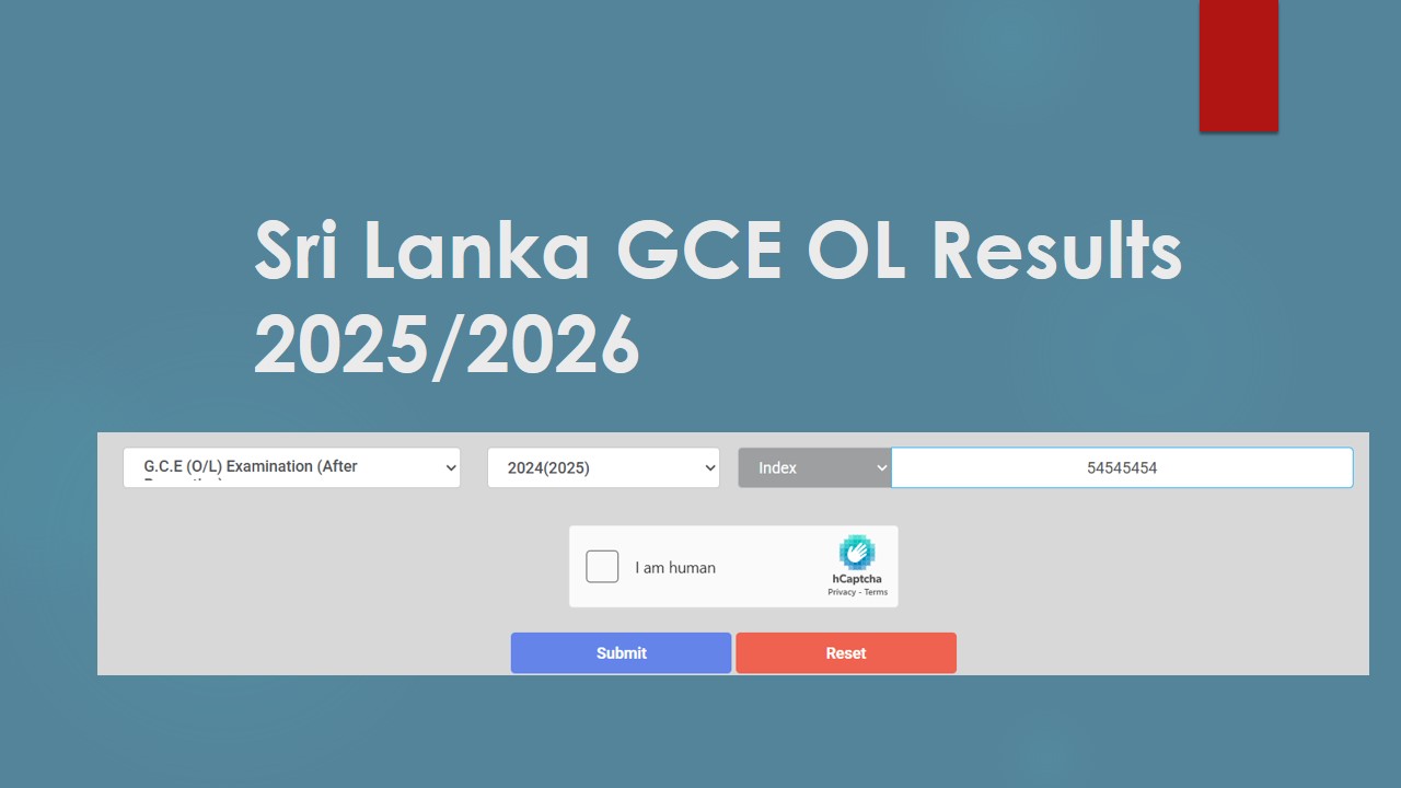 Read more about the article Sri Lanka GCE OL Results 2025/2026 doenets lk ordinary level results