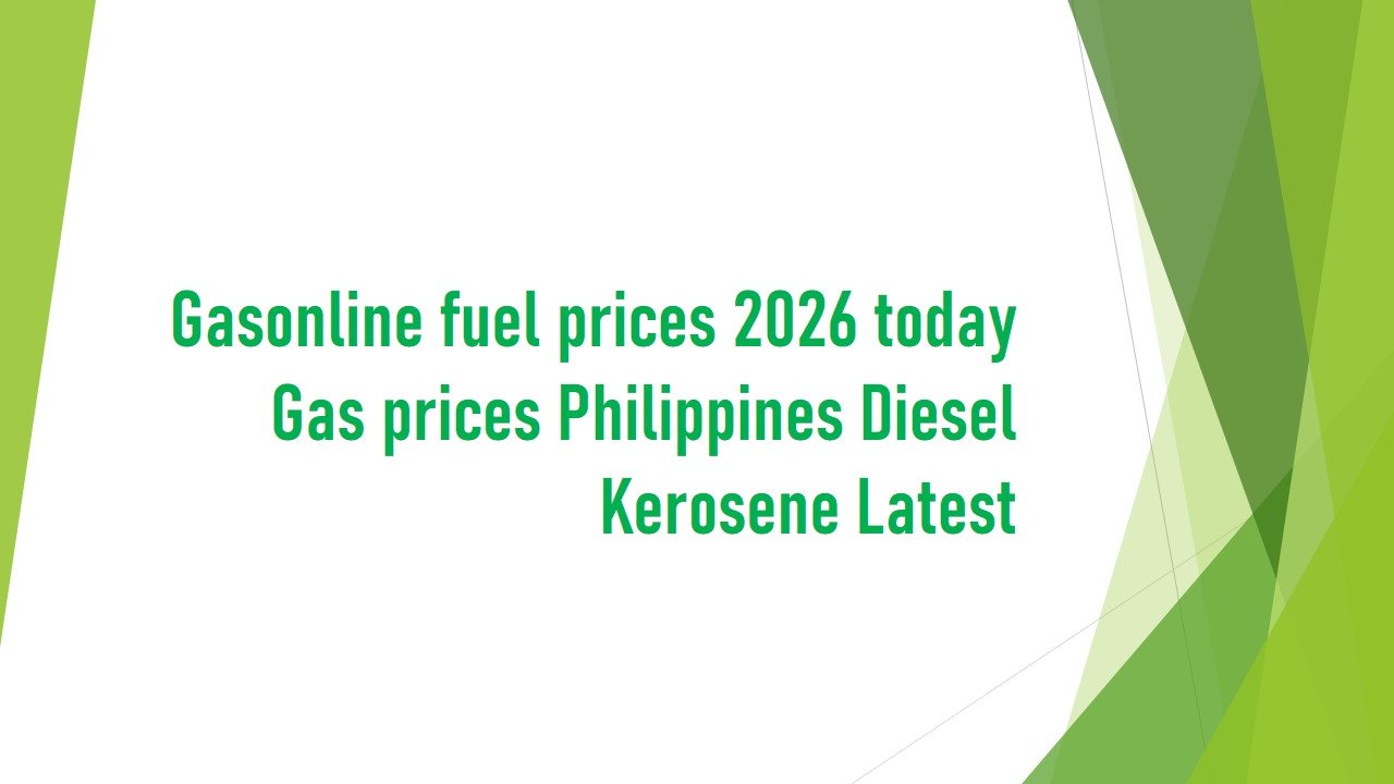 Read more about the article Gasonline fuel prices 2026 today Gas prices Philippines Diesel Kerosene Latest Updates