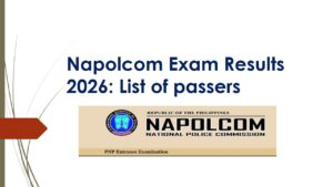 Read more about the article Napolcom Exam Results 2026: List of passers National Police Commission Philippine
