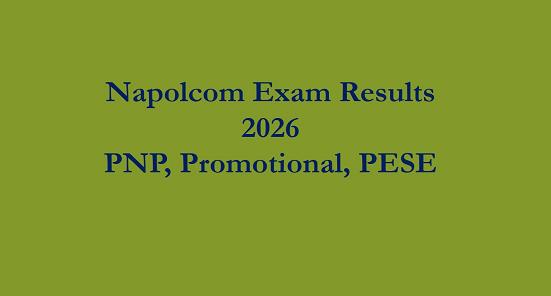 Read more about the article Napolcom Exam Results 2026 PNPEE Promex PESE Top 20 Promotional Entrance Exam Passers