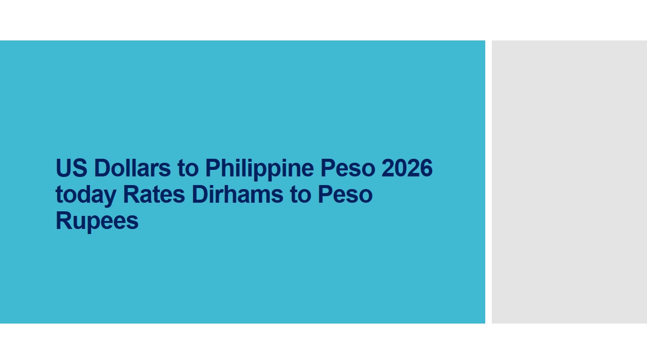Read more about the article US Dollars to Philippine Peso 2026 today Rates Dirhams to Peso Rupees
