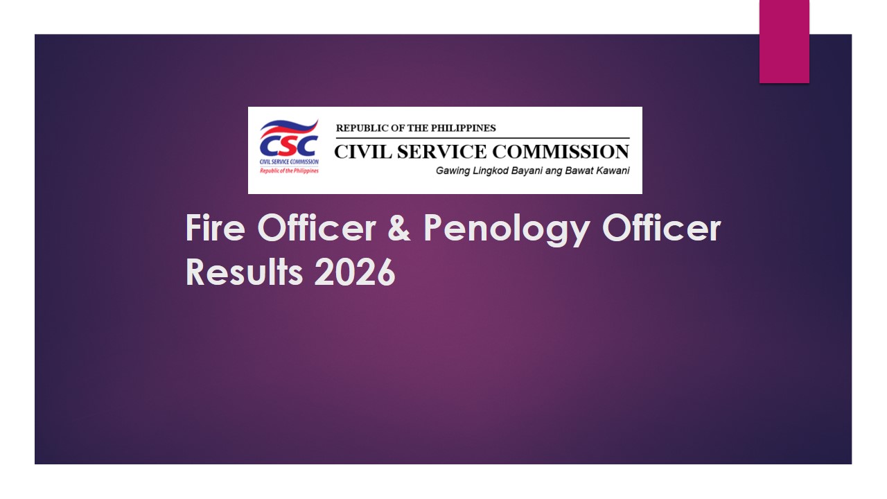 Read more about the article FOE and POE Results 2026 Released Fire Officer & Penology Officer list of passers