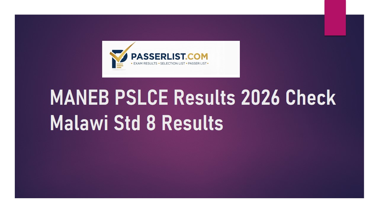 Read more about the article MANEB PSLCE Results 2026 Released Malawi Std 8 Results maneb.edu.mw
