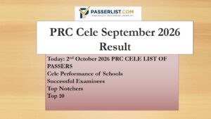 Read more about the article PRC Cele September 2026 Result:Check Complete Details & Link PRC Board Exam CELE Results